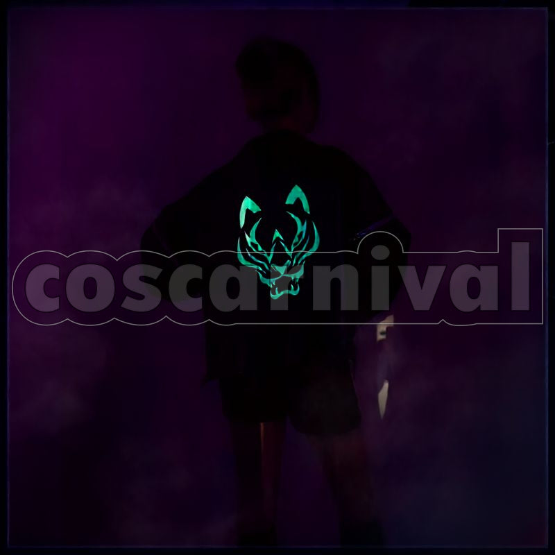 Legends K/DA All Out Akali the Rogue Assassin Cosplay cosplay costume from League of, back view 2