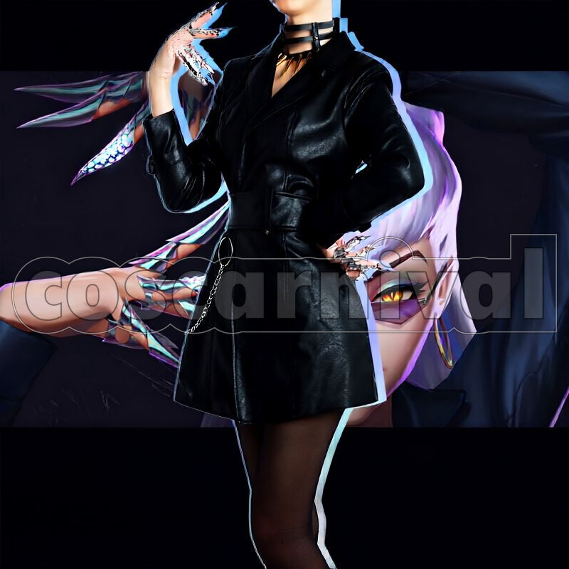 Legends K/DA All Out Evelynn Agony's Embrace Cosplay cosplay costume from League of, front view 2