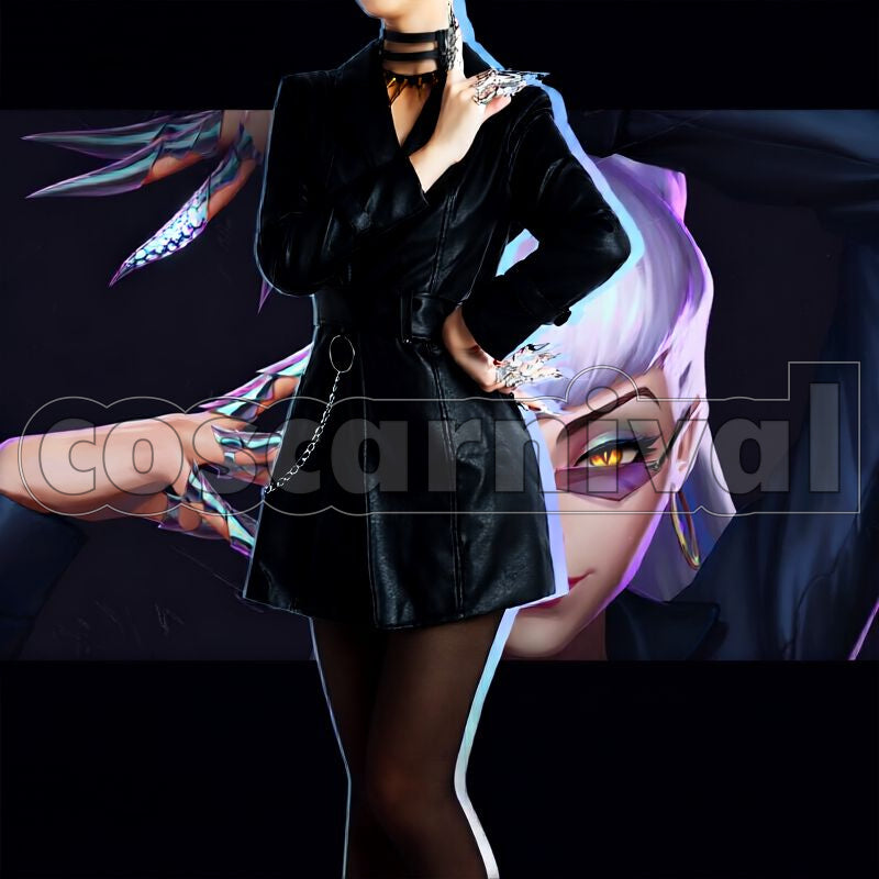 Legends K/DA All Out Evelynn Agony's Embrace Cosplay cosplay costume from League of, front view 3