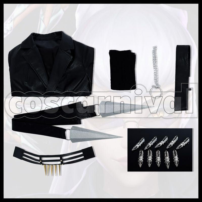 Legends K/DA All Out Evelynn Agony's Embrace Cosplay cosplay costume from League of, set view