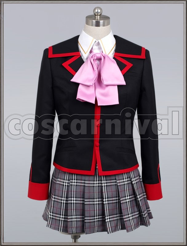 Natsume Haruka Saigusa Girls cosplay costume from Little Busters! Rin, front view 2