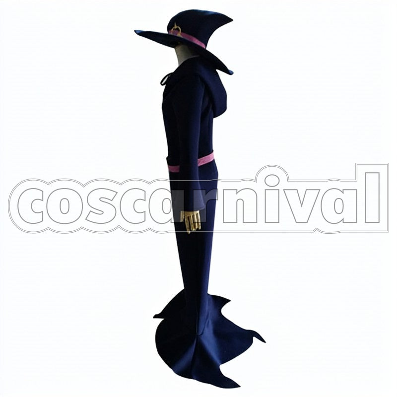 Sucy Manbavaran cosplay costume from Little Witch Academia, side view