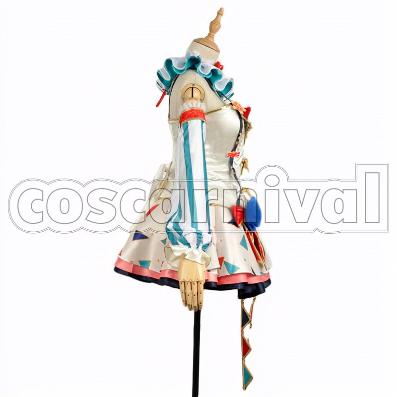 Troupe Awakened Honoka Kosaka cosplay costume from Love Live! Circus, side view
