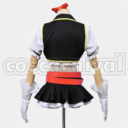 Koizumi cosplay costume from Love Live! Hanayo, back view