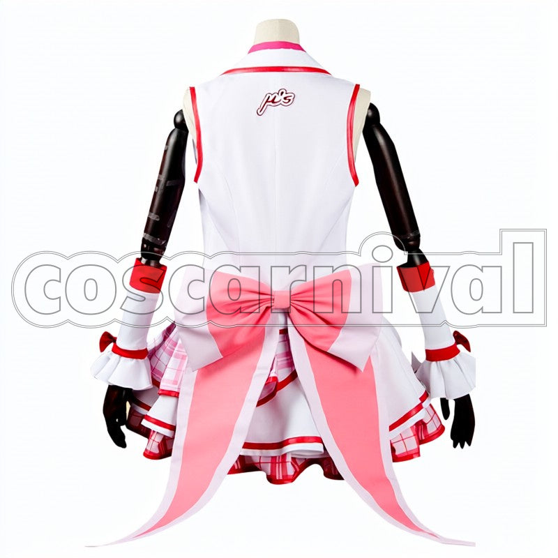 Koizumi School After School cosplay costume from Love Live! Hanayo, back view