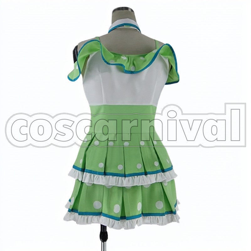 Kanan Matsuura Omoi yo Hitotsu ni Nare cosplay costume from Love Live!, back view