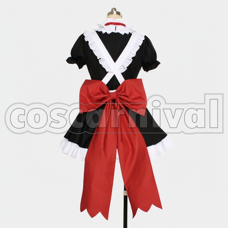 Mogyutto love de Sekkin Chuu! Honoka Kosaka cosplay costume from Love Live! Maid, back view