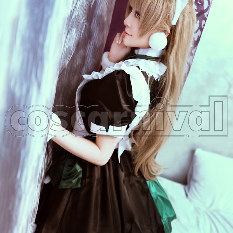 Mogyutto love de Sekkin Chuu! Kotori Minami cosplay costume from Love Live! Maid, side view 2