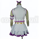 Nishikino cosplay costume from Love Live! Maki, back view