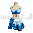 Egao de 1 2 Jump! Eli Ayase cosplay costume from Love Live! Natsuiro, side view
