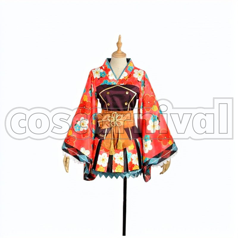 Yazawa Kimono Awakened cosplay costume from Love Live! Nico, front view 2