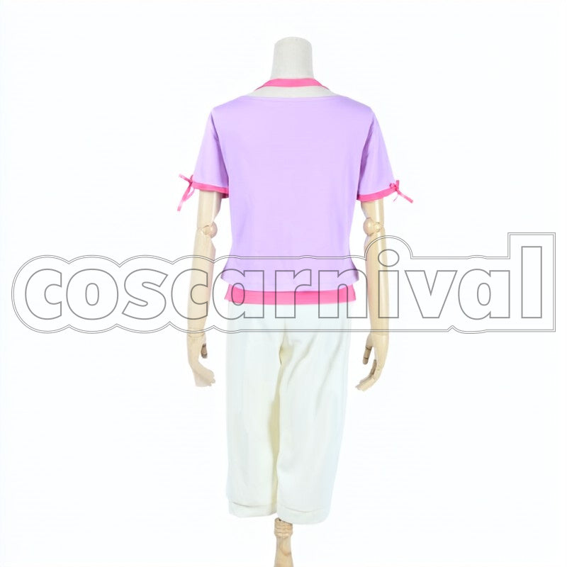 of School idol days Nozomi Tojo Casual Wear cosplay costume from Love Live! Notes, back view