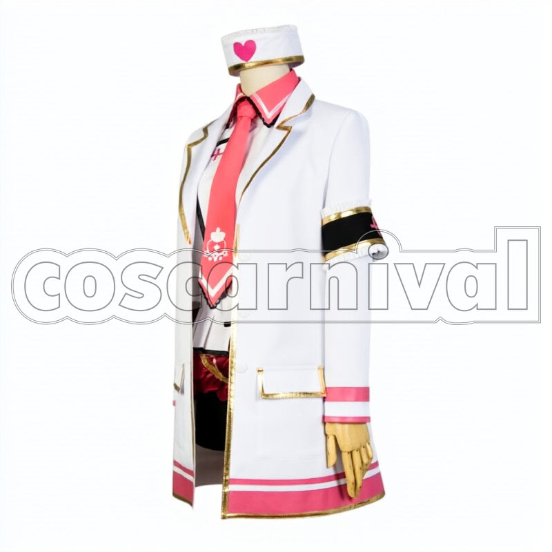 Rin Hoshizora cosplay costume from Love Live! Occupation, side view