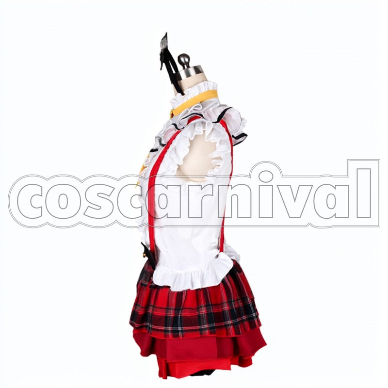 Hoshizora hoshizora rin cosplay costume from Love Live! Rin, side view