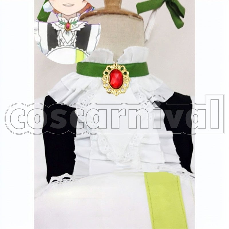 Hoshizora Maid Outfit mogyuttolovede Sekkin Chuu! ! cosplay costume from Love Live! Rin, detail-1