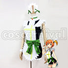 Hoshizora Maid Outfit mogyuttolovede Sekkin Chuu! ! cosplay costume from Love Live! Rin, front view 2