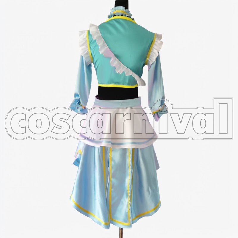 6th Single Music S.T.A.R.T!! Eli Ayase cosplay costume from Love Live! s, back view
