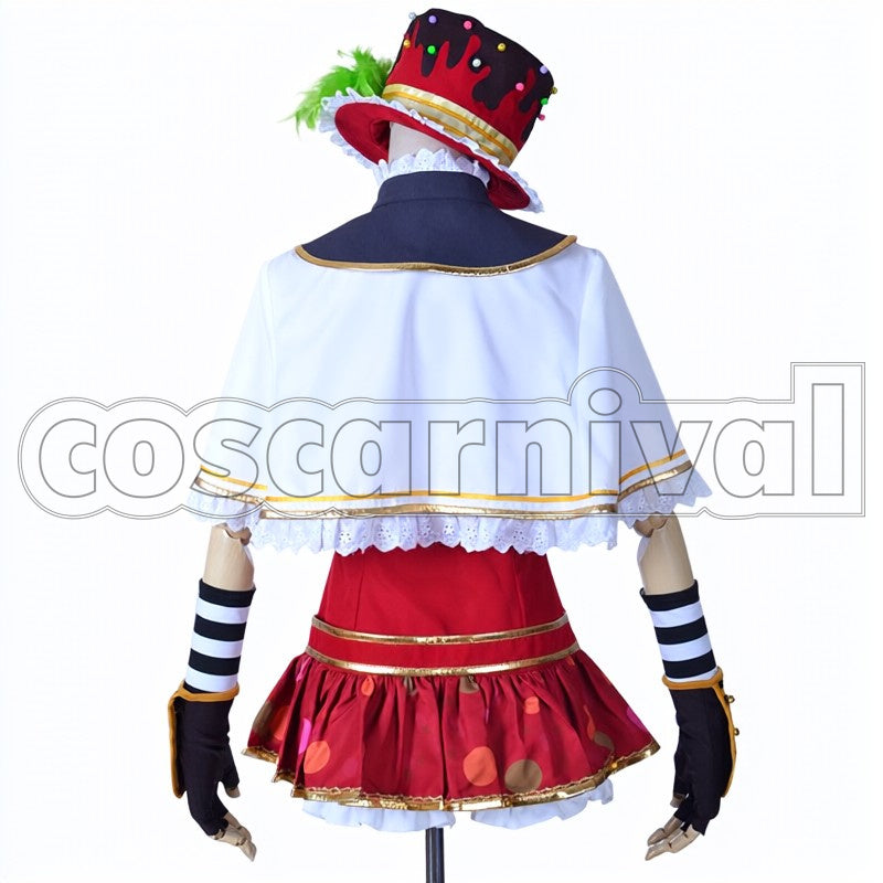 Idol Festival Valentine 2015 First Half Awakened Hanayo Koizumi cosplay costume from Love Live! School, back view
