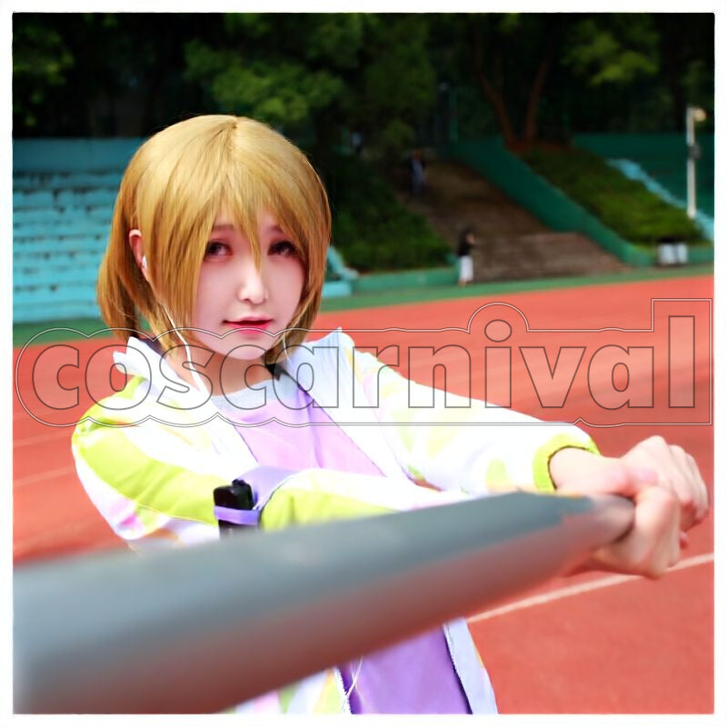 Project Hanayo Koizumi Baseball Unidolized Cosplay cosplay costume from Love Live! School Idol, front view 1