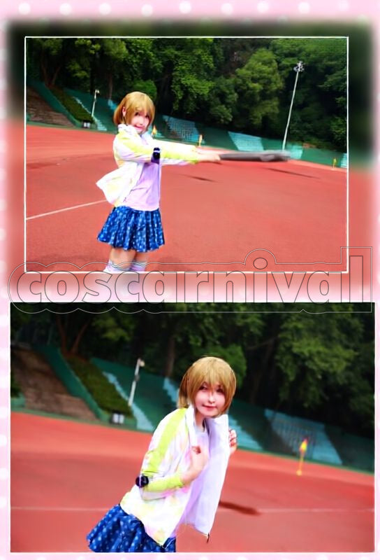 Project Hanayo Koizumi Baseball Unidolized Cosplay cosplay costume from Love Live! School Idol, front view 3