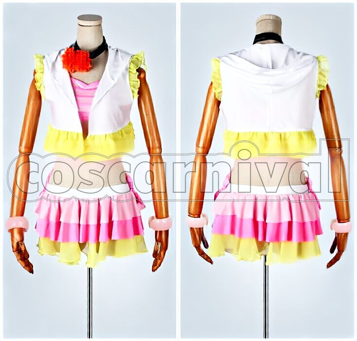 Project Hanayo Koizumi Natsuiro Egao de 1,2,Jump! Stage Outfit Cosplay cosplay costume from Love Live! School Idol, detail-1