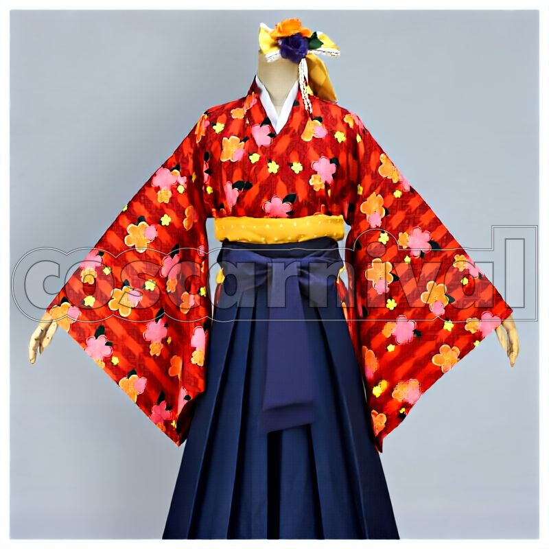 Project Honoka Kosaka Taisho Romantic Style Unidolized Cosplay cosplay costume from Love Live! School Idol, front view 1