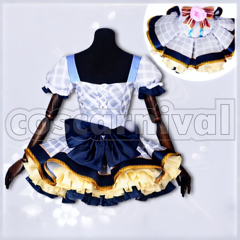 Project Kotori Minami Flower Bouquet Idolized Cosplay cosplay costume from Love Live! School Idol, back view 2