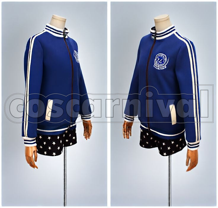 Project μ's Eli Ayase Jersey Unidolized Cosplay cosplay costume from Love Live! School Idol, front view 2