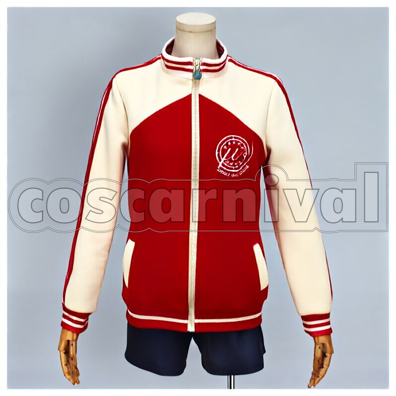 Project μ's Maki Nishikino Jersey Unidolized Cosplay cosplay costume from Love Live! School Idol, front view 1