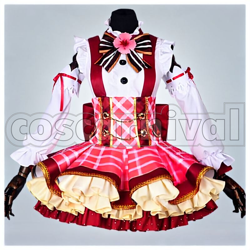 Project Nico Yazawa Flower Bouquet Idolized Cosplay cosplay costume from Love Live! School Idol, front view 1