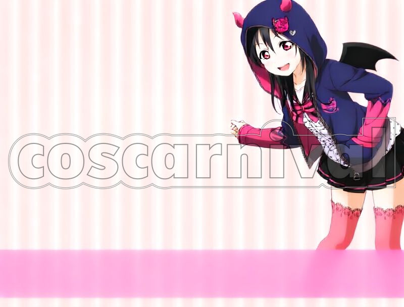 Project Nico Yazawa Little Devil Unidolized Cosplay cosplay costume from Love Live! School Idol, front view 2