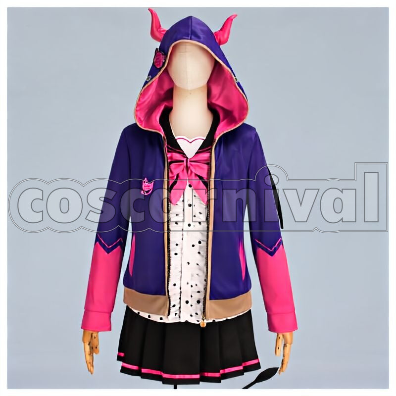 Project Nico Yazawa Little Devil Unidolized Cosplay cosplay costume from Love Live! School Idol, front view 8