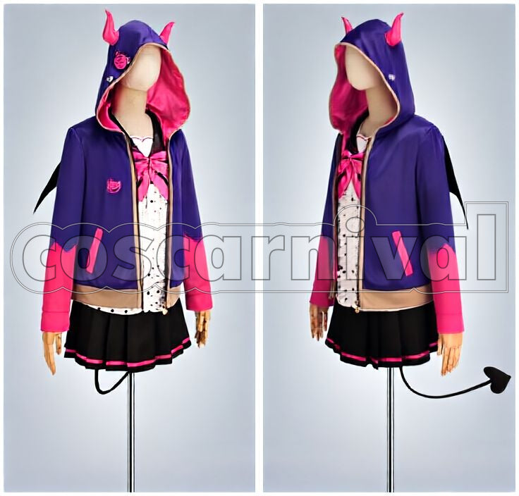 Project Nico Yazawa Little Devil Unidolized Cosplay cosplay costume from Love Live! School Idol, front view 9