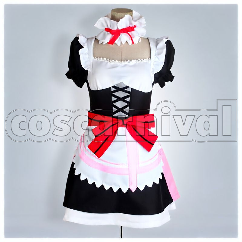 Project Nico Yazawa Mogyutto "love" de Sekkin Chu! Cosplay cosplay costume from Love Live! School Idol, front view 1