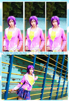 Project Nozomi Tojo Baseball Unidolized Cosplay cosplay costume from Love Live! School Idol, front view 2