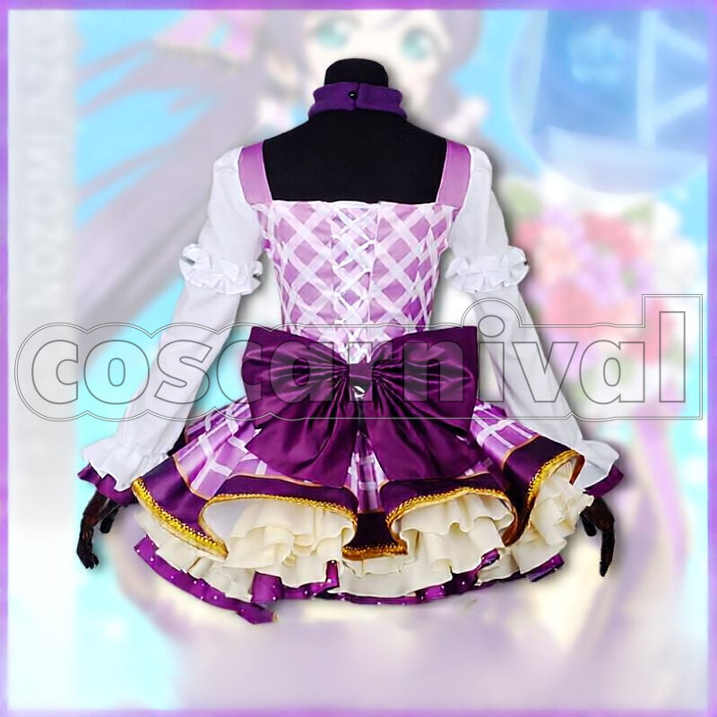 Project Nozomi Tojo Flower Bouquet Idolized Cosplay cosplay costume from Love Live! School Idol, back view 2