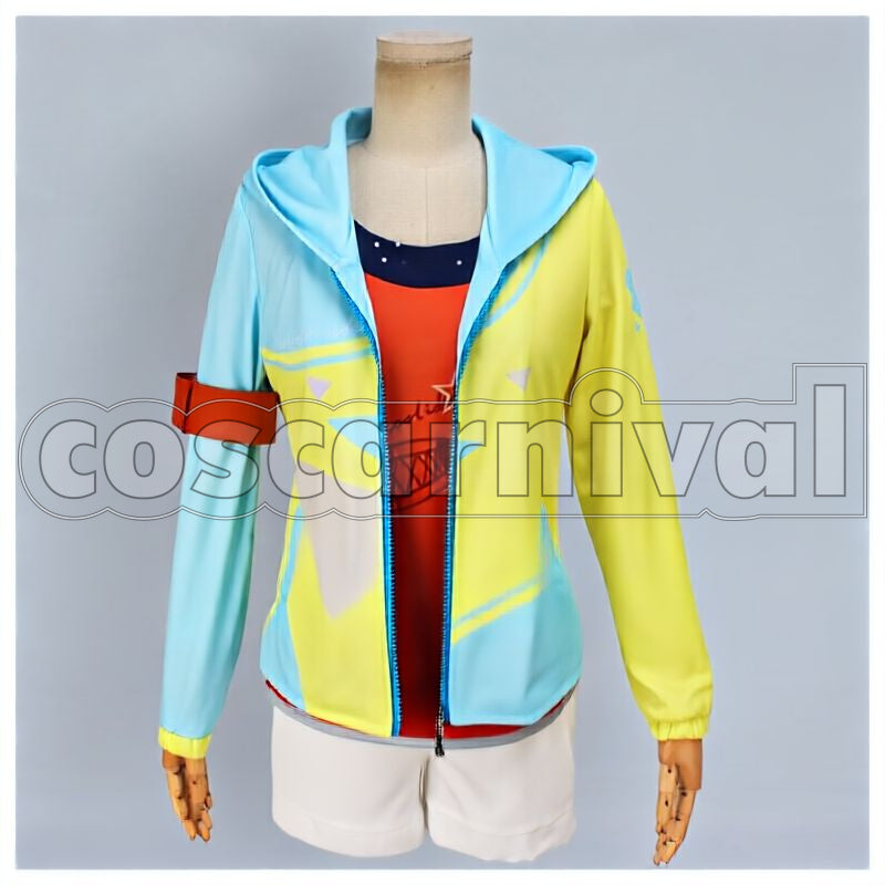 Project Rin Hoshizora Baseball Unidolized Cosplay cosplay costume from Love Live! School Idol, front view 1