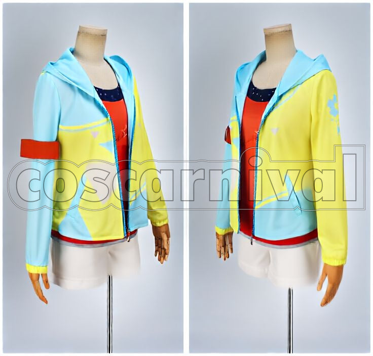 Project Rin Hoshizora Baseball Unidolized Cosplay cosplay costume from Love Live! School Idol, front view 2