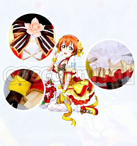 Project Rin Hoshizora Flower Bouquet Idolized Cosplay cosplay costume from Love Live! School Idol, detail-1