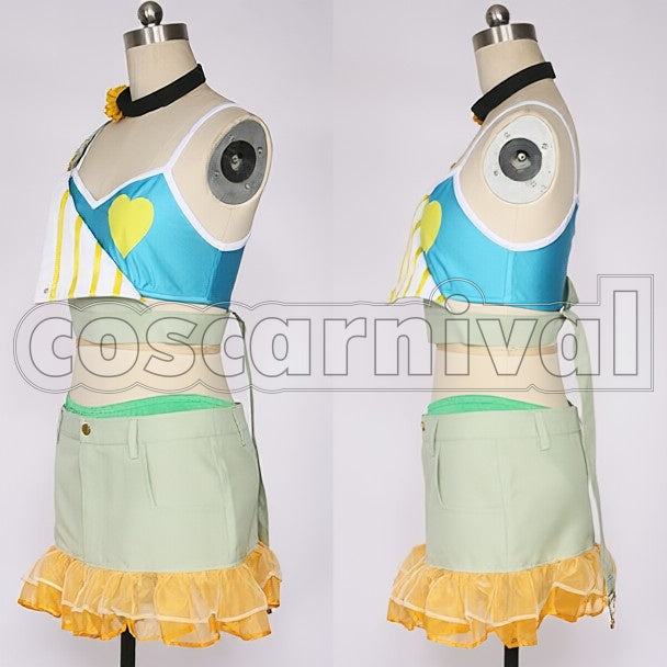 Idol Festival Natsuiro Egao de 1 2 Jump! Kotori Minami cosplay costume from Love Live! School, front view 2