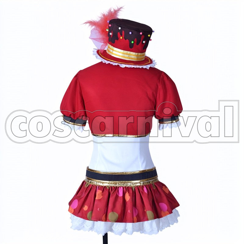 Idol Festival Valentine 2015 First Half Awakened Nico Yazawa cosplay costume from Love Live! School, back view