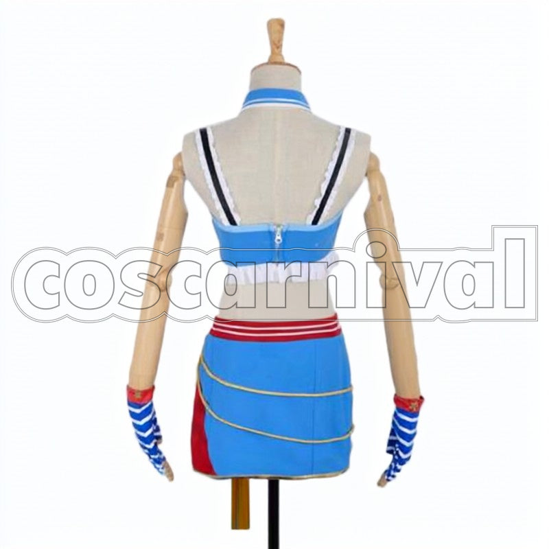 Idol Festival Marine UR Eli Ayase cosplay costume from Love Live! School, back view 2