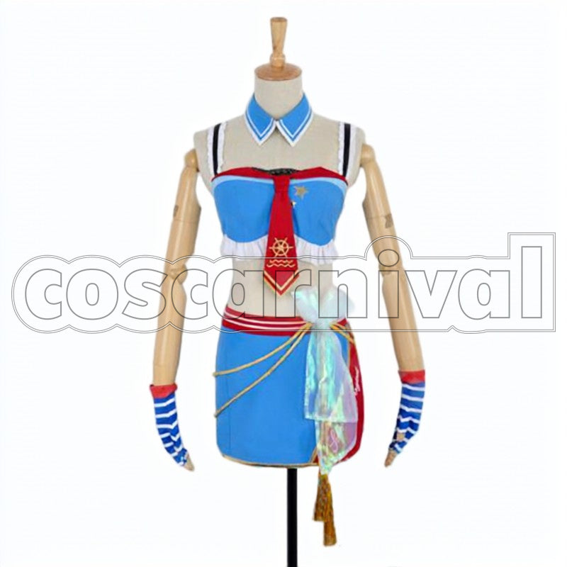 Idol Festival Marine UR Eli Ayase cosplay costume from Love Live! School, front view 2