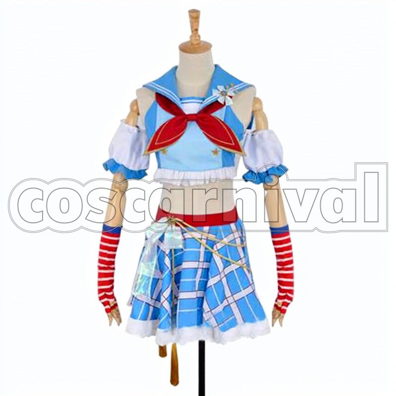 Idol Festival Marine UR Hanayo Koizumi cosplay costume from Love Live! School, front view 2