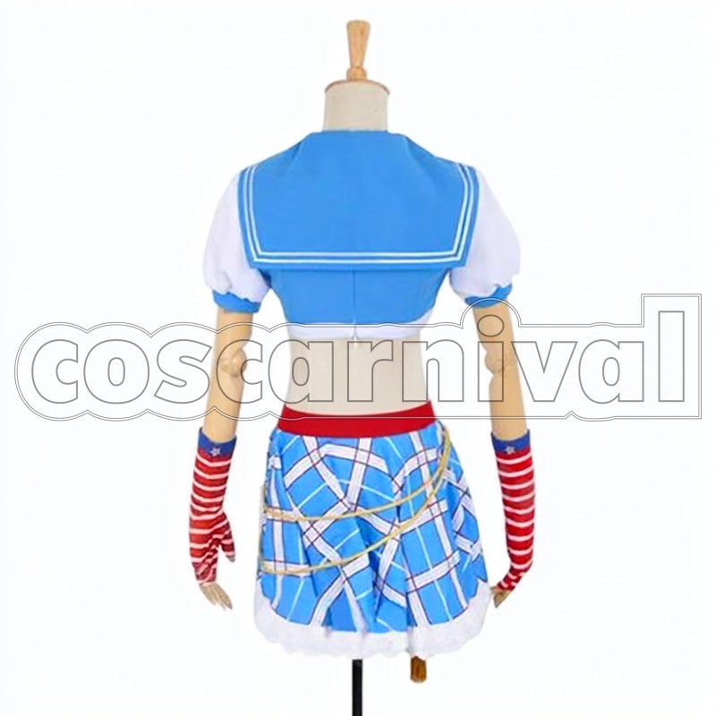 Idol Festival Marine UR Rin Hoshizora cosplay costume from Love Live! School, back view 2