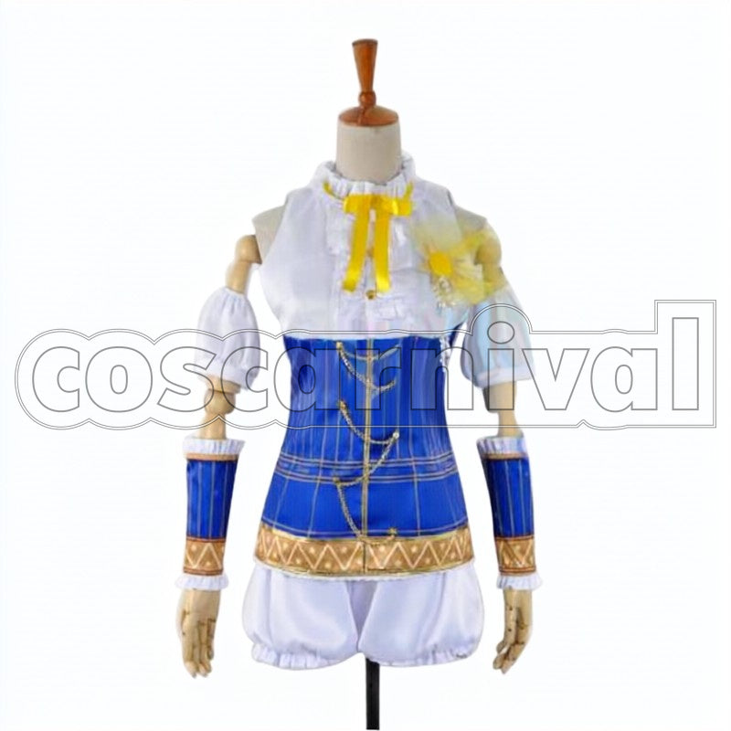 Idol Festival Constellation World of Myth UR Awakened Rin Hoshizora cosplay costume from Love Live! School, front view 2