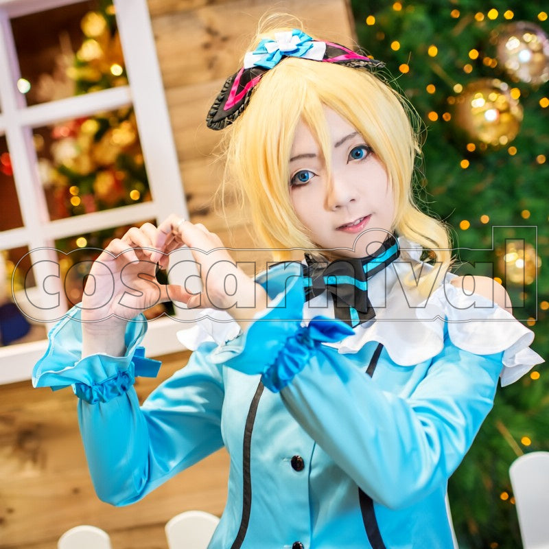 2 Episodes 12 13 Insert Song KiRa-KiRa Sensation! Happy maker! Eli Ayase cosplay costume from Love Live! Season, detail-1