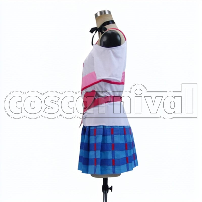 2 Insert Song Episode 13 Insert Song Happy maker! Honoka Kosaka Cheer Squad cosplay costume from Love Live! Season, side view