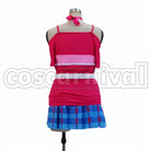 2 Insert Song Episode 13 Insert Song Happy maker! Nico Yazawa Cheer Squad cosplay costume from Love Live! Season, back view