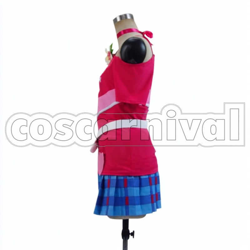 2 Insert Song Episode 13 Insert Song Happy maker! Nico Yazawa Cheer Squad cosplay costume from Love Live! Season, side view
